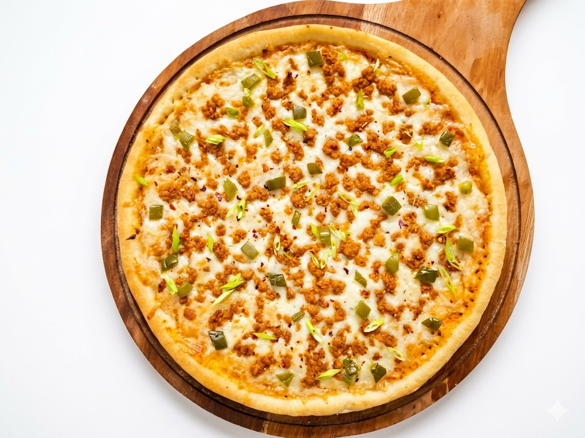 Chilly Chicken Pizza