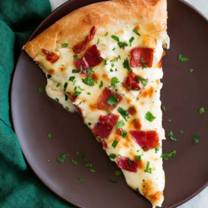 Chicken Alfredo Pizza Image