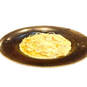 Creamy Garlic Shrimp With Spaghetti Image
