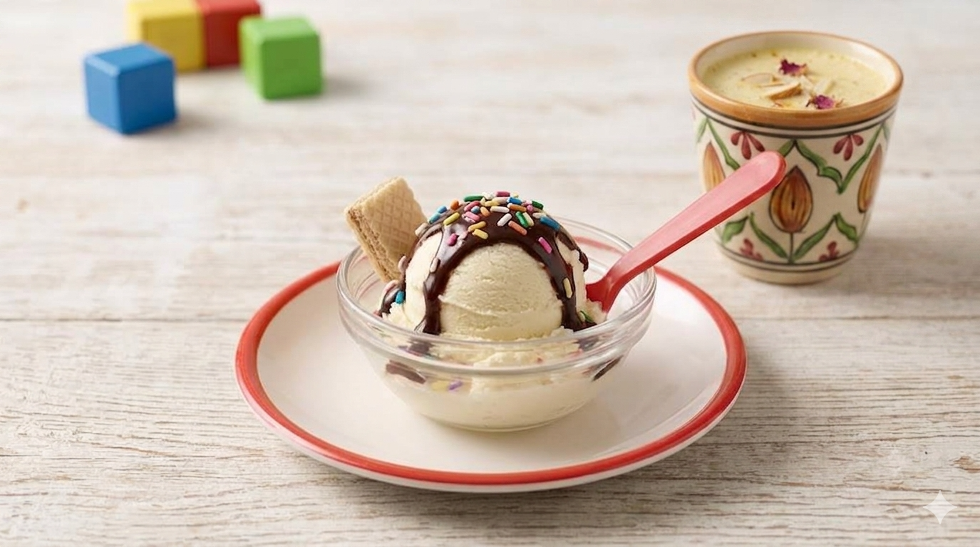 Mini Sundae with Chocolate Drizzle